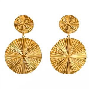 18K Gold Plated Earrings - Gold Jewelry